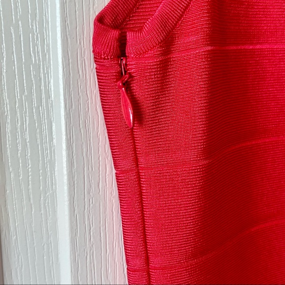 BEBE One Shoulder Bandage Body Con Dress—SZ. XS - Picture 4 of 9